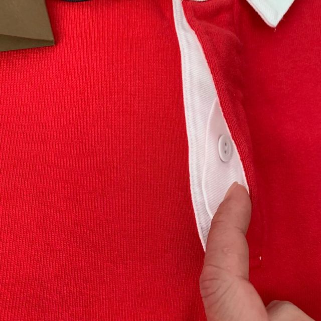 Supreme X Burberry Rugby Polo Red