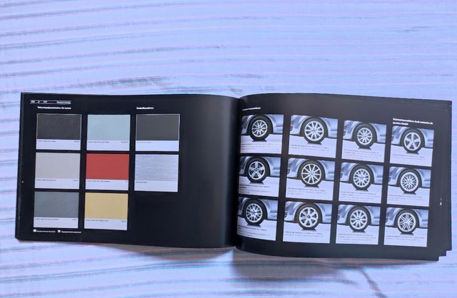 Catálogo comercial Audi TT. año 2006