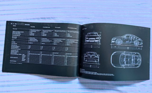Catálogo comercial Audi TT. año 2006