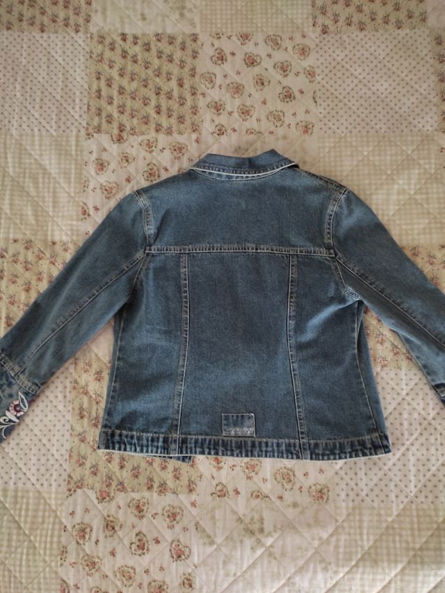 Cazadora vaquera niña talla 10