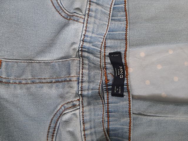 vaqueros elásticos niña Mango