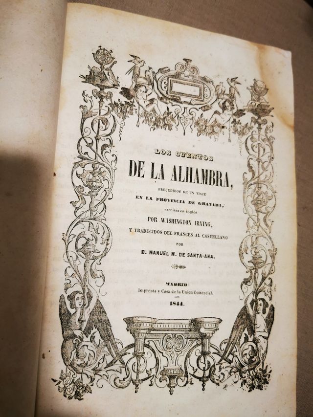 Omnibus literario. Cuentos de la Alhambra. 1.844