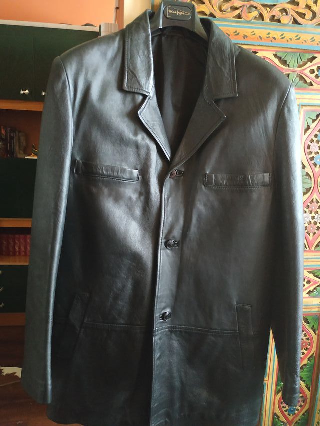CHAQUETA DE CUERO PARA CABALLERO