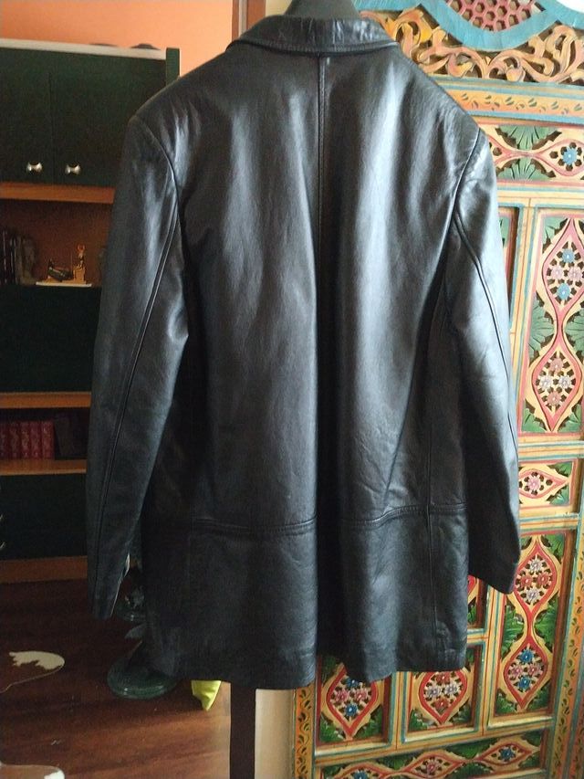 CHAQUETA DE CUERO PARA CABALLERO