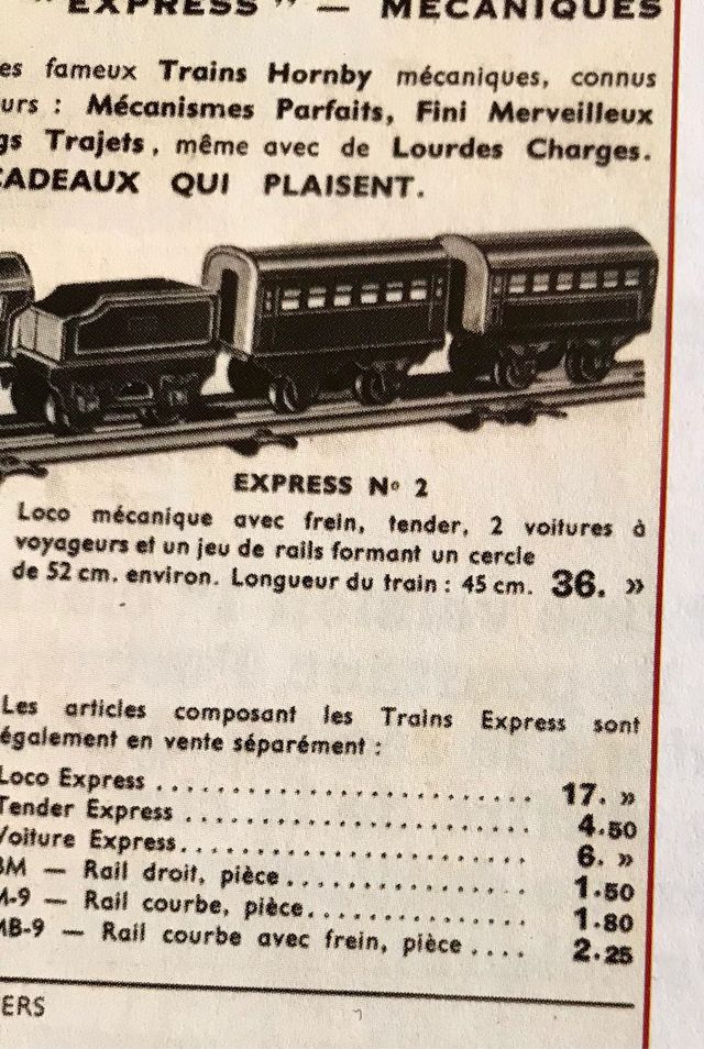 1933 Tren Hornby Express n.2 MECCANO