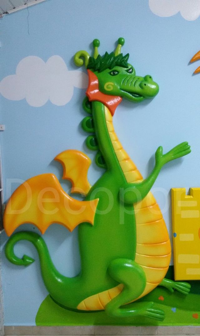 murales en 2d. decoración