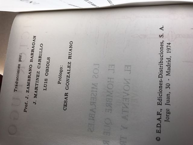 OBRAS INMORTALES MADRID EDICION. EDAF