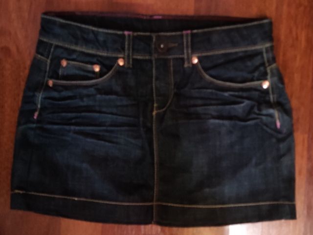 Falda vaquera de niña