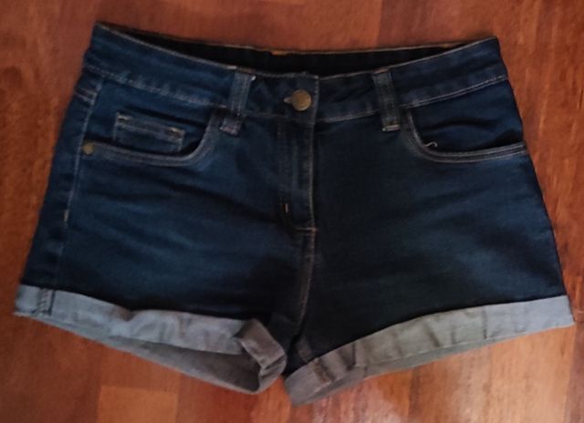 Pantalón corto vaquero para niña