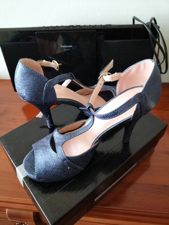 Zapato tacón fiesta/cóctel Cruz Pradera