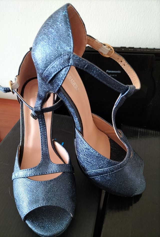 Zapato tacón fiesta/cóctel Cruz Pradera