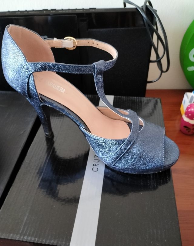 Zapato tacón fiesta/cóctel Cruz Pradera