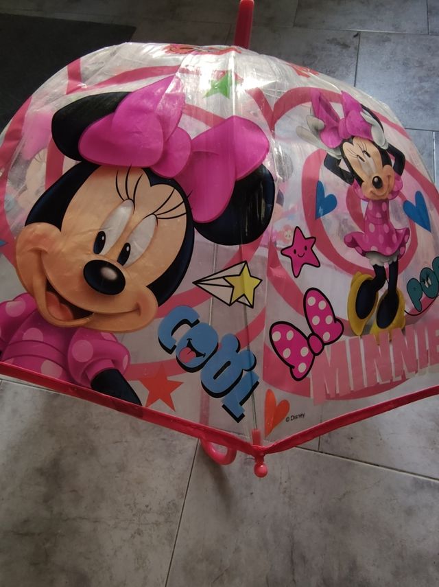 Peluche Minnie  regalo diadema y paraguas