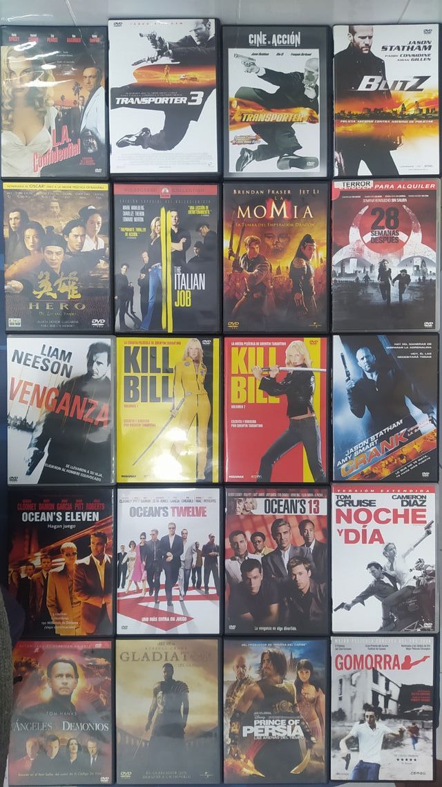 Películas DVD, VideoCD y BlueRay