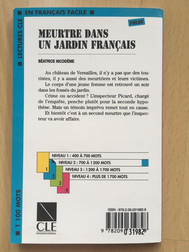Meutre dans un jardin français. Beatrice Nicodeme