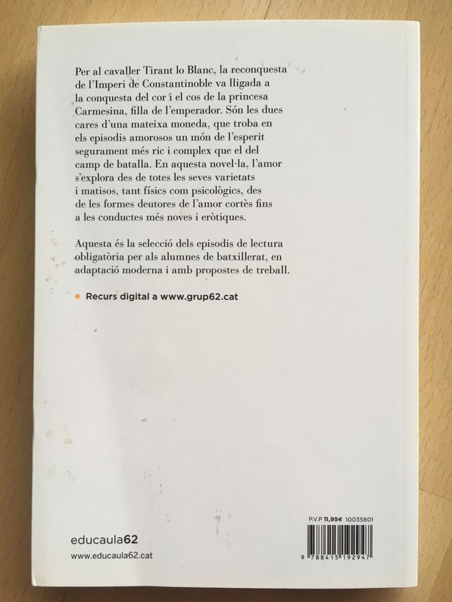 Tirant lo Blanc. Joanot Martorell