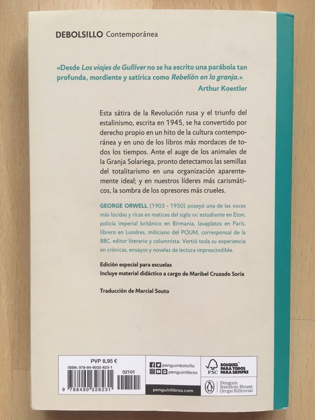 Rebelión en la Granja. George Orwell