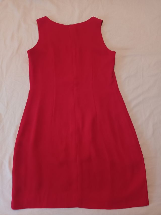 vestido rojo zara