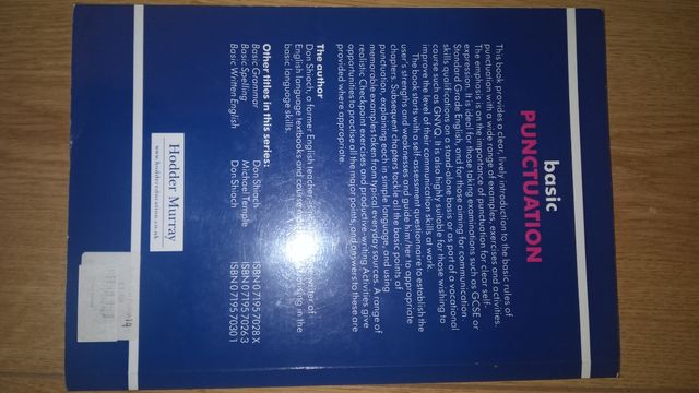 Book - Basic Punctuation -Don Shiach