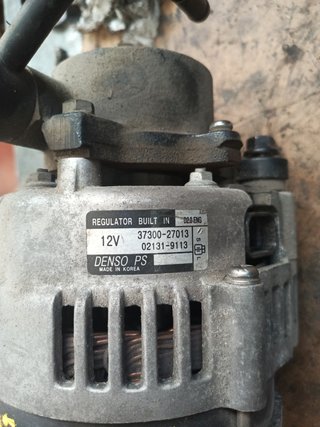 Motor de arranque y alternador