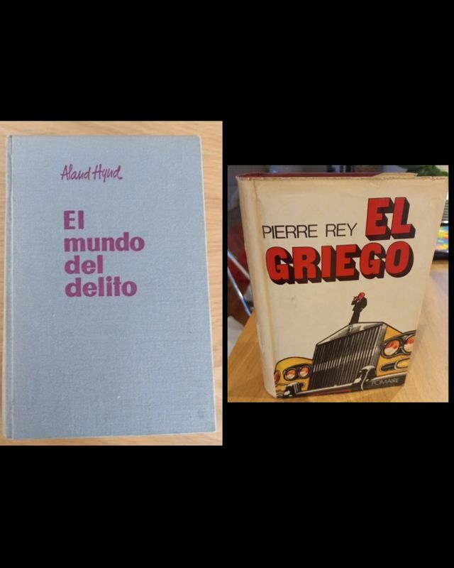 2 libros: El griego y El mundo del delito