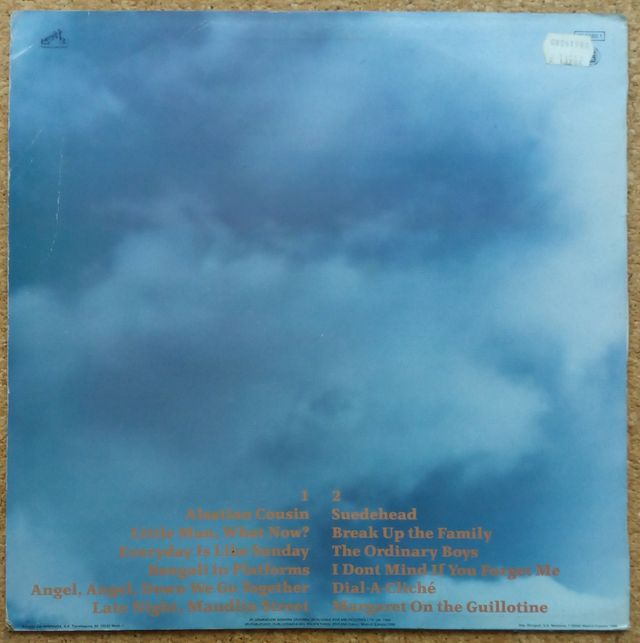 MORRISSEY-, "VIVA HATE"-, ÁLBUM VINILO 12".