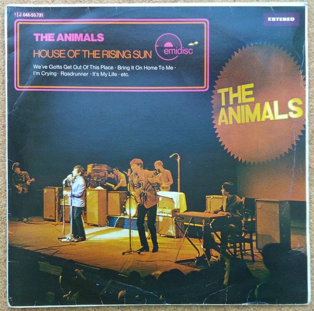 THE ANIMALS-, HOUSE OF THE RISING SUN-, ÁLBUM 12".