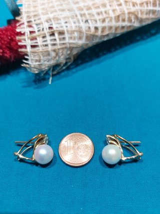 Pendientes Tuyo oro 18kl. y Brillantes Vhi 0.30ct