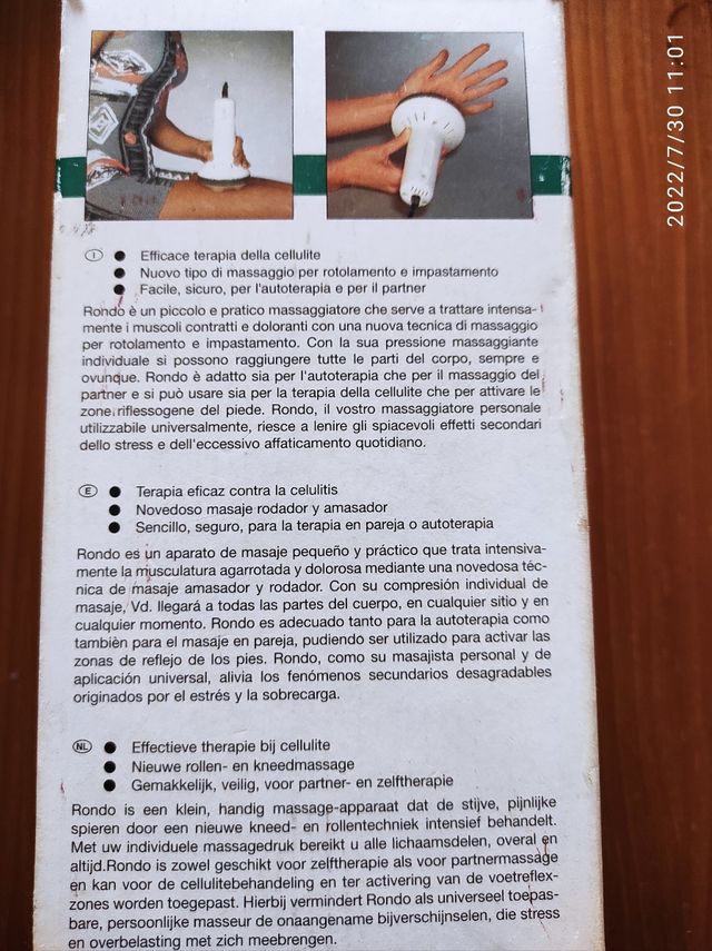 MASAJEADOR ANTICELULÍTICO MEDISANA