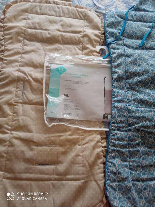 Dos colchonetas silla bebes