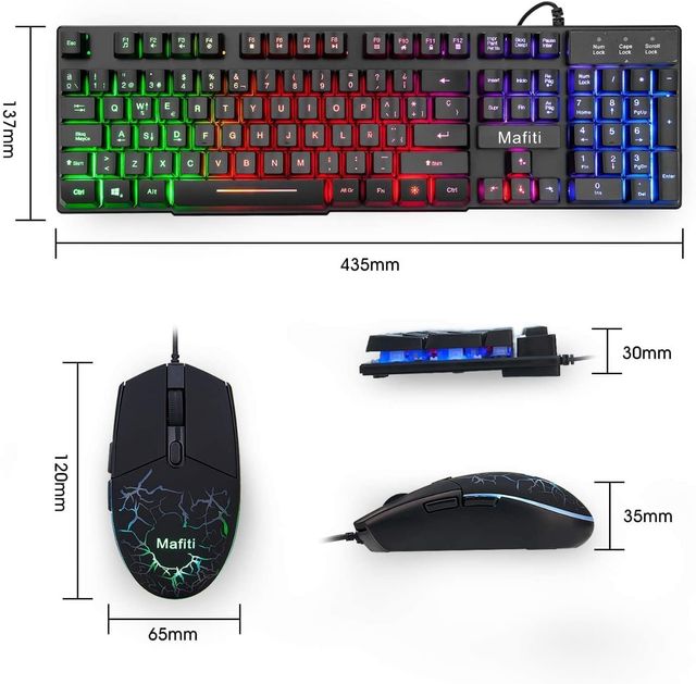 TECLADO Y RATON GAMING NUEVOS