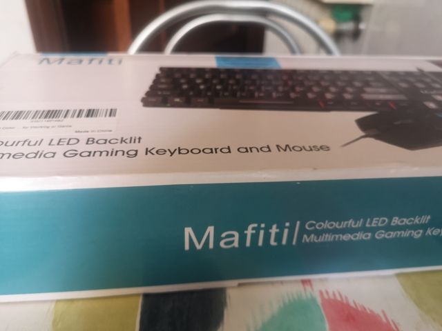 TECLADO Y RATON GAMING NUEVOS