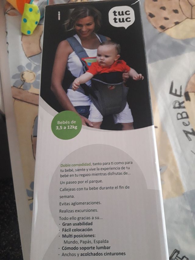 Mochila porta bebés Tuc tuc