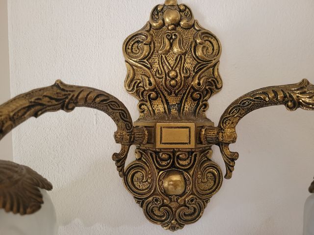 APLIQUE PARED DE BRONCE