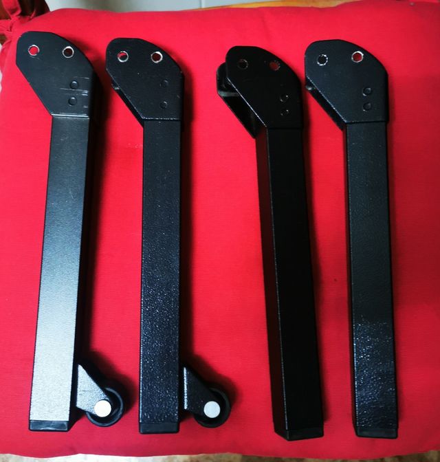 Juego de 4 Patas de Sommier, tornillos incluidos
