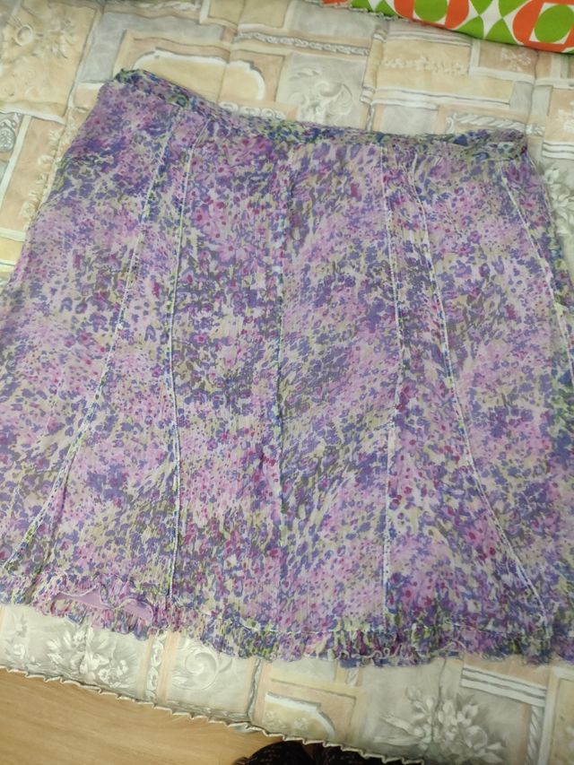 Conjunto top y falda tallas grandes