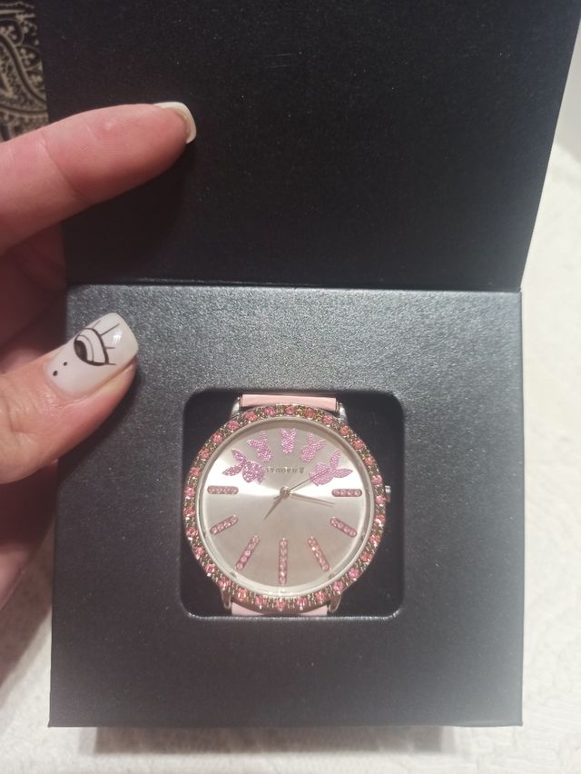 Orologio rosa Playboy