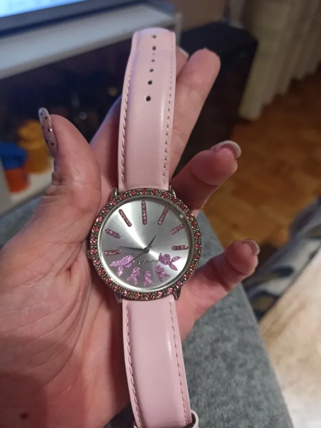 Orologio rosa Playboy