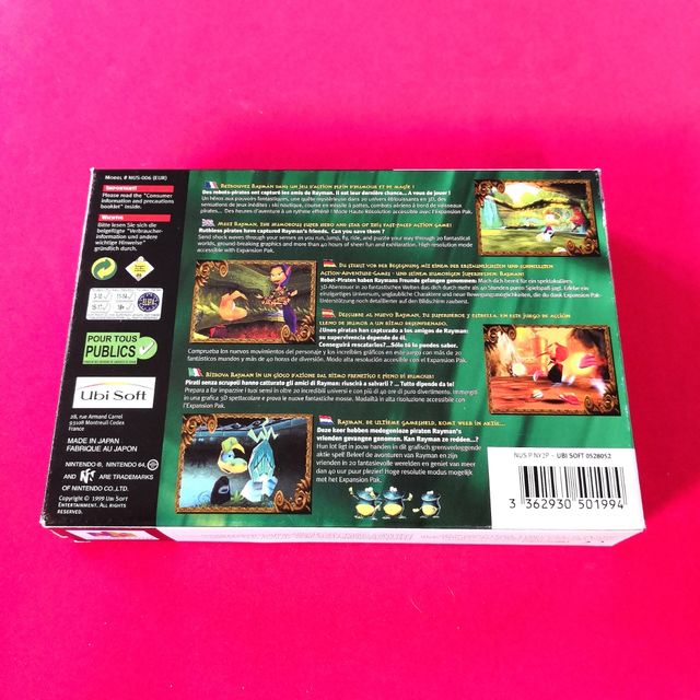 Rayman 2 Nintendo 64 versión ESP