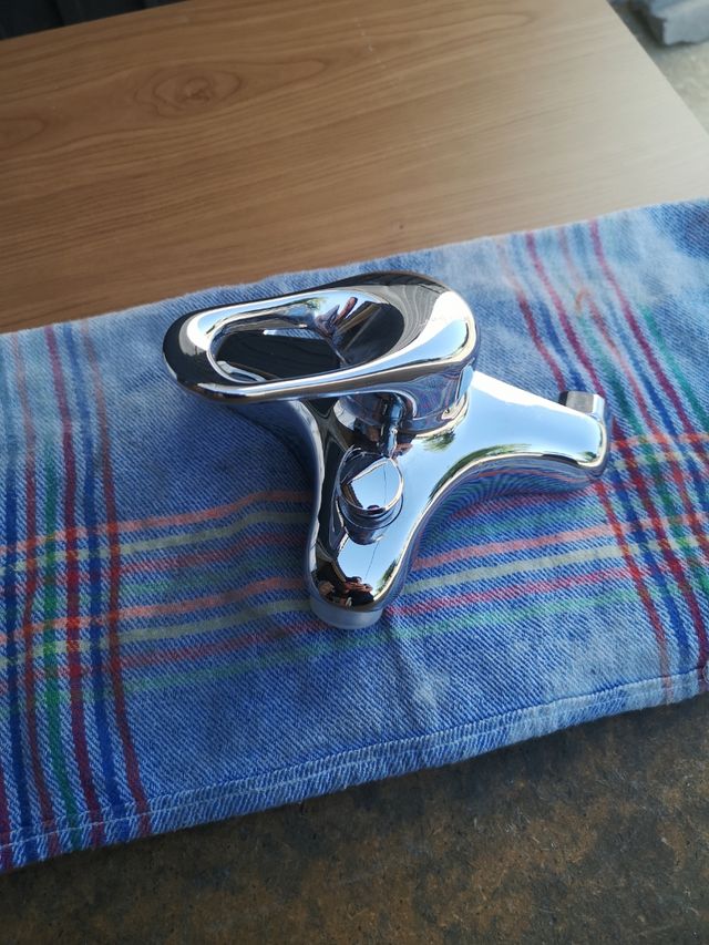 monomando baño ducha cromado