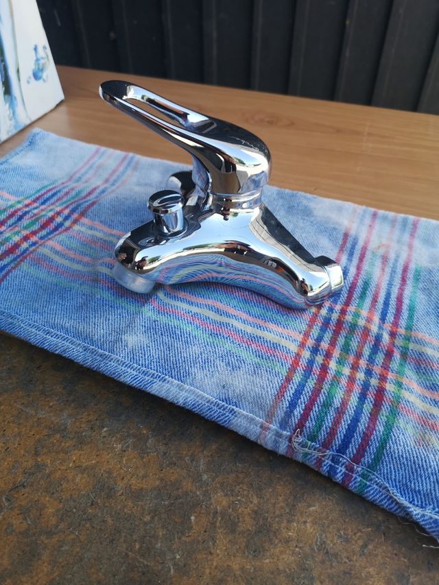 monomando baño ducha cromado