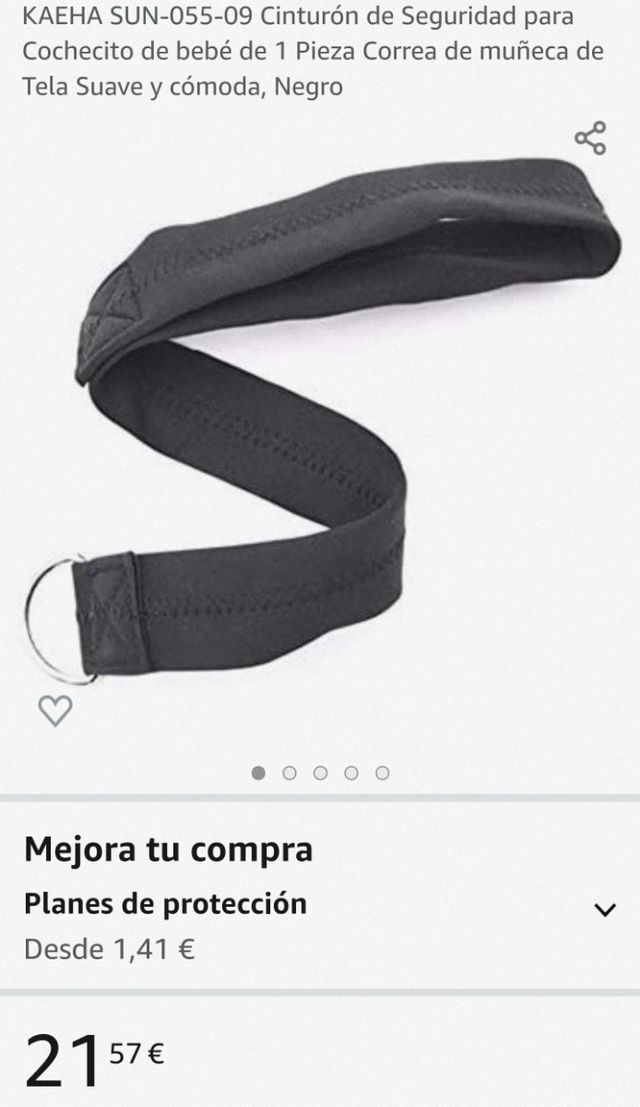 2x16€ Correa sujeción cochecito bebé