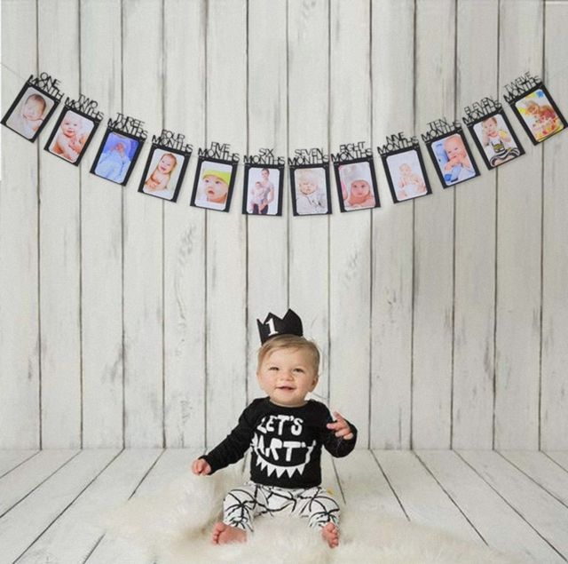 Decoración fotos 12 meses