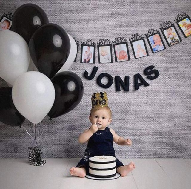 Decoración fotos 12 meses