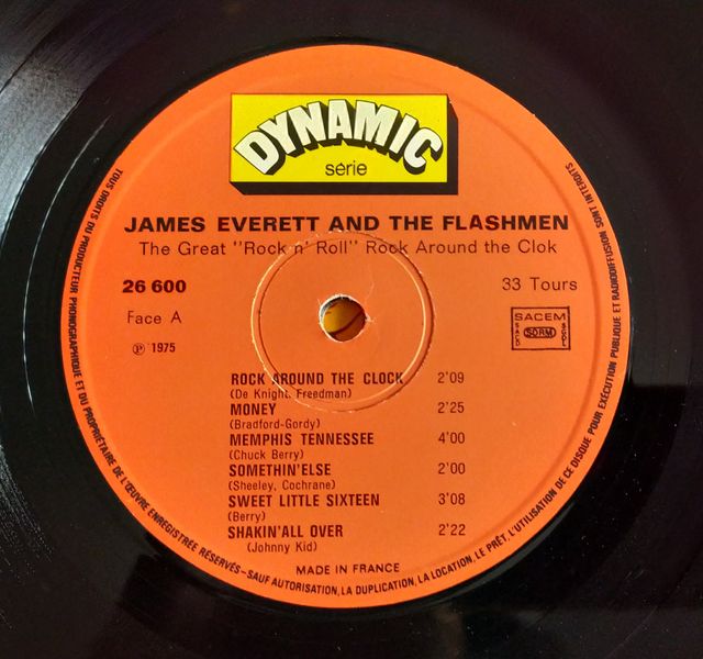 James Everet... The Great "Rock N' Roll" - LP 1975