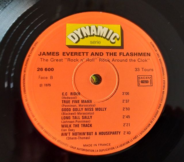 James Everet... The Great "Rock N' Roll" - LP 1975