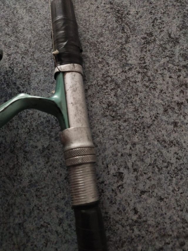 caña de pesca con carrete