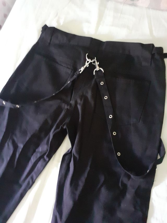 Pantalón negro de hombre