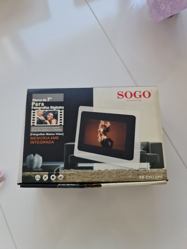 Marco de fotografia digital