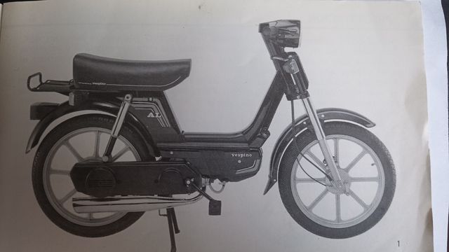 Manual Vespino AL y AlX 1986